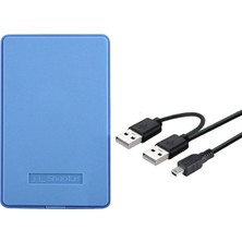 Yeajion Taşınabilir Harici Muhafazalar, USB 2.0 480MB/ Pc Için, Mavi (Yurt Dışından)