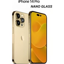 Hanedanev Apple iPhone 14 Pro Tam Kaplayan 5d Nano Glass Ekran Koruyucu Kırılmaz Cam  (Kenarlıklı)