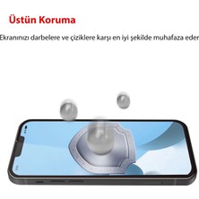 Hanedanev Apple iPhone 13 Pro Max Tam Kaplayan 5d Nano Ekran Koruyucu Cam - Ultra Ince K2