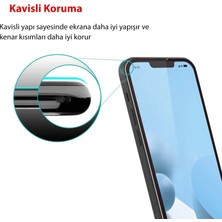 Hanedanev Apple iPhone 13 Mini Tam Kaplayan 5d Nano Ekran Koruyucu Cam - Ultra Ince K2