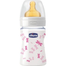Chicco Wellbeing Kauçuk Cam Biberon 150ML Kız