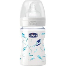 Chicco Wellbeing Silikon Cam Biberon 150ML Erkek