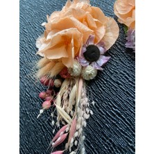 Eloza Floral Art Kuru ve Şoklanmış Çiçeklerle Hazırlanan Küpe