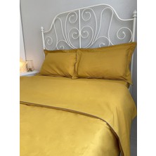 Calina Home Çift Kişilik Hardal Renkli Yorgan Kılıfı