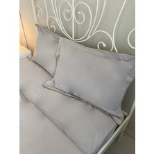 Calina Home Gri Çift Kişilik Nevresim Takımı