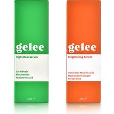 Gelee Aydınlatıcı ve Leke Karşıtı Bakım Seti High Glow Serum + Brightening Serum Set
