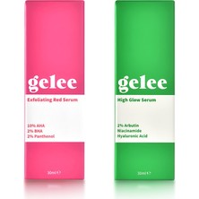 Gelee Lekelere Karşı Bakım Seti Exfoliating Red Serum + High Glow Serum