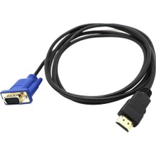 Sunfay Pc Tv Setleri Için HDMI Erkek - VGA 15 Pin Video Dönüştürücü Adaptör Kablosu (Yurt Dışından)