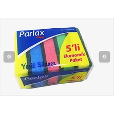 PARLAX 5’li Renkli Jumbo Büyük Boy Bulaşık Süngeri Çizmez Mutfak Süngeri