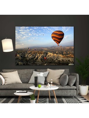 SML Tablo Kapadokya Nevşehir Türkiye Balon Turu Manzara Doğa Kanvas Tablo
