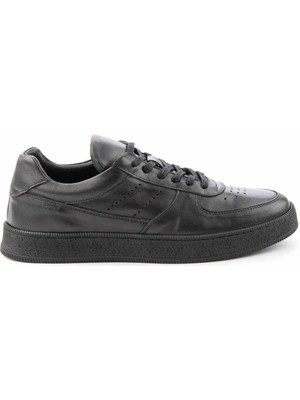 Bambi Siyah Leather Erkek Sneaker E01800701603