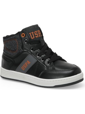 U.s. Polo Assn. Lartex 2pr Siyah Erkek Çocuk High Sneaker