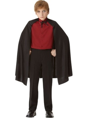 Tahtakale Marketi Siyah Çocuk Pelerini 80 Cm Halloween Pelerin
