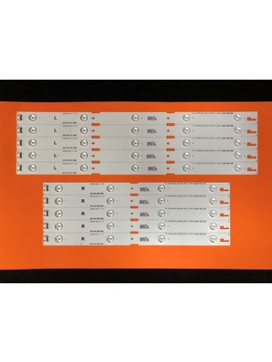 Rewel Arçelik Beko Grundig Tv LED Bar 10 Lu Takım 5X37,2 cm 5X47,8 cm Uyumlu Tv Kodları Grundıg 43 Vle 5537 Bg 43 VLE6565, Beko B43L 5531 4W2, Arçelik A43L 5531 4b2, 43 Cle 6645  284117-A18