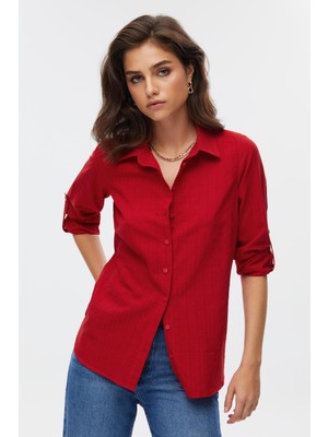 Stella Pulvıs  Baskılı Pamuklu Gömlek