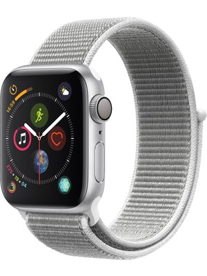 E2M Apple Watch 42-44MM Krd-03 Hasır Açık Gri Kordon