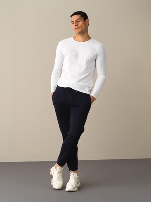 Xint Pamuklu Beli Lastikli Regular Fit Basic Sweat Pantolon