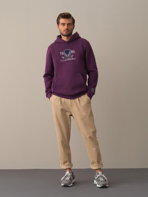 Kapüşonlu Pamuklu Regular Fit Sweatshirt