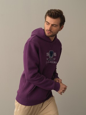 Kapüşonlu Pamuklu Regular Fit Sweatshirt