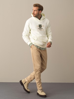 Kapüşonlu Pamuklu Regular Fit Sweatshirt