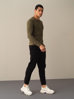 Xint Bisiklet Yaka Slim Fit Modal Basic T-Shirt