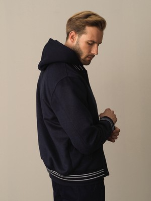 Regular Fit Çıtçıtlı Bomber Mont