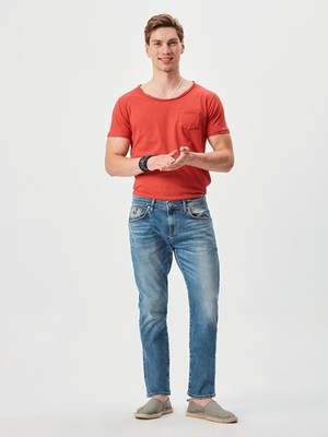 LTB Erkek Joshua Dar Paça Düşük Bel Jean Pantolon