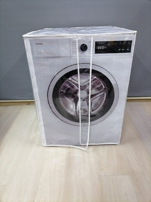 Başak Ev Tekstili Şeffaf Çamaşır Makinesi Örtüsü Su Geçirmez 1 Adet 60x80 CM
