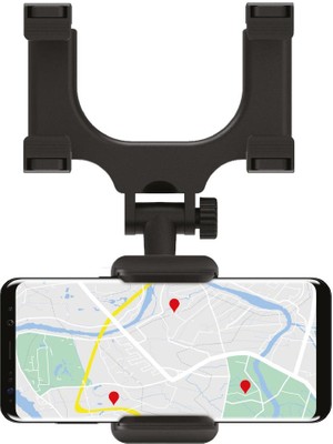 Polosmart PSM82 Dikiz Aynası Telefon Tutucu Siyah