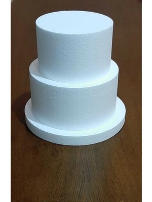Strafor Dünyası Strafor Maket Pasta 30X3, 25X10, 20X10 Ölçülerinde 2 Katlı