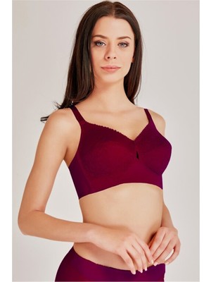 Magic Form 1718 Balensiz Toparlayıcı Sütyen-Bordo