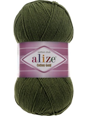 Alize Cotton Gold Pamuk,amigurumi,panç El Örgü Ipi Renk Kodu:29-Haki
