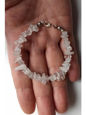 Kantai Kristal Kuvars  Doğal Taş Bileklik Orjinal  Doğal Taş