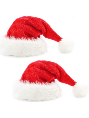 Shun Yılbaşı Peluş Noel Şapkası Yetişkin Çocuk Süslemeleri Hediyeler