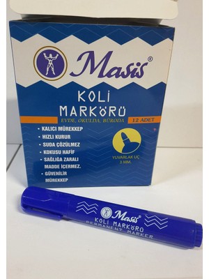 Masis Koli Markörü Yuvarlak Uç