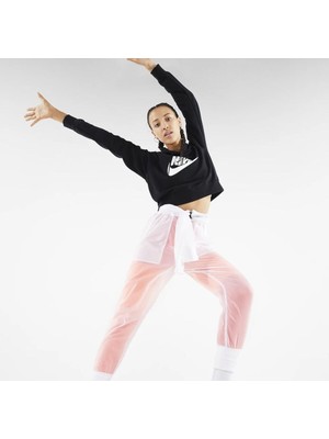 Nike W Nsw Essntl Flc Gx Crop Hdy Kadın Sweat Shirt CJ6327-010
