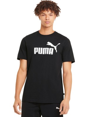 Puma Ess Logo Tee Erkek Günlük Tişört 58666601 Siyah
