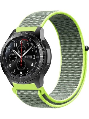 Basias Samsung Galaxy Watch Active2 (40MM)(44MM) Hasır Dokuma Kordon Kayış