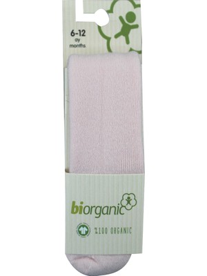 Bibaby Biorganic Basic Havlu Külotlu Çorap 68380 Pembe