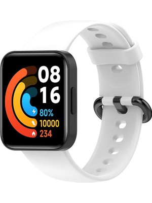 Novstrap Xiaomi Redmi Watch 2 Lite Uyumlu Kordon Kayış Jel Silikon Akıllı Saat Bileklik Kordonu