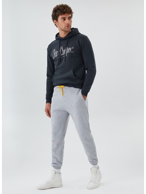 Lee Cooper Vıctors Erkek Eşofman Alt Gri Melanj