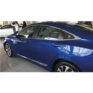 Garaj Honda Civic FC5 İçin Uyumlu Krom Yan Kapı Çıtası