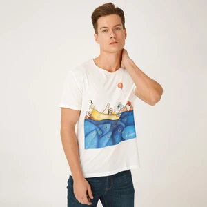 Mr.Allright Man Beyaz Erkek T-Shirt Xl