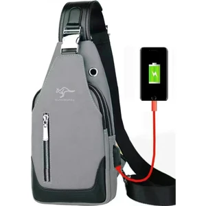 Colorful Balloons USB Bağlantı Noktalı 5188 Erkek Omuz Çantası (Yurt Dışından)