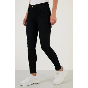 Pamuklu Yüksek Bel Skinny Fit Dar Paça Jeans Bayan Kot Pantolon 639ISABEL