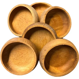 EF Ticaret Bambu ve Akasya Kalitesinde Yeni Nesil Ahşap Ağaç Çerezlik 6'lı Set