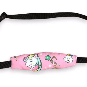 Bebek Özel Puset ve Oto Koltuğu Için Baş Desteği % 100 Pamuklu Pembe Unicorn
