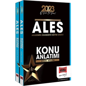 Yargı Yayınevi 2023 ALES Sayısal ve Sözel Konu Anlatımlı Set (2 Cilt)