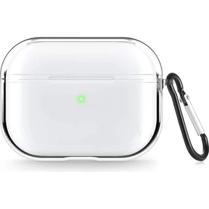 Airpods Pro (2. Nesil) Kılıf Transparan 360 Silikon Koruyucu