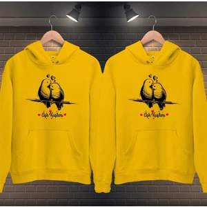 Sevgili Kombini Sweatshirt Aşk Kuşları